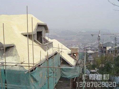 別墅聚氨酯噴涂